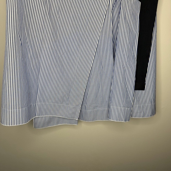 Rag & Bone Black and White Striped A-Line Skirt Size 8 - Picture 4 of 7